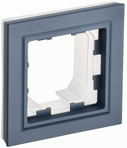 IEK BRITE Рамка СУ 1 мест. IP44 РУ-1-БрМ-44 маренго BR-M12-44-K35