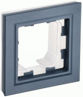 IEK BRITE Рамка СУ 1 мест. IP44 РУ-1-БрМ-44 маренго BR-M12-44-K35