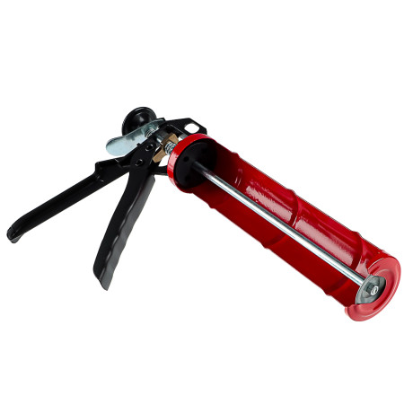 ЕРМАК Пистолет усиленный для герметика с мет. фиксатором 225мм полукорпусный