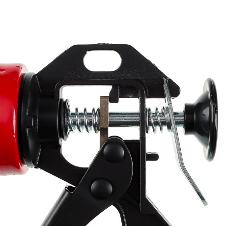 ЕРМАК Пистолет усиленный для герметика с мет. фиксатором 225мм полукорпусный