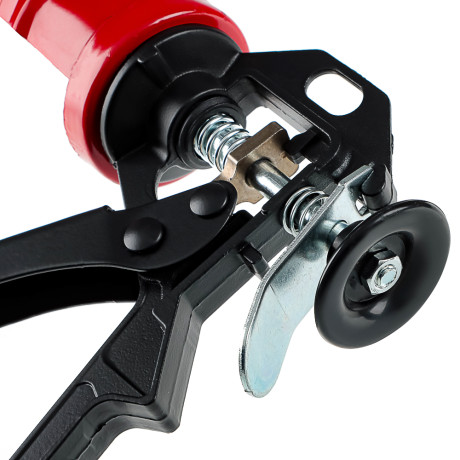 ЕРМАК Пистолет усиленный для герметика с мет. фиксатором 225мм полукорпусный