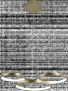 Rivoli Люстра упр. св/д Clara 6125-101 86W(6450lm) 3000K-6000K 2K-4K-6K ПДУ 520х520х1200 61835