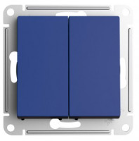 Systeme Electric AtlasDesign мех. выкл. СУ 2 кл (перекл. перекрестный) 10А АКВАМАРИН ATN001173 (5!)