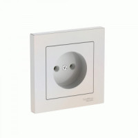 Systeme Electric ATLASDESIGN роз. СУ 1 мест., 16А (автоклеммы) ЖЕМЧУГ ATN000440S (10!)