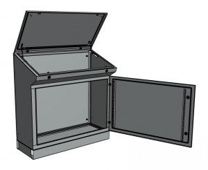 EKF пульт управления напольный TP8 IP55 (960х800х400) mb-96-80-40