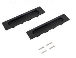 Ручки для раздвижных дверей Комплект из 2шт TIXX (RENZ) SDH 601 B черный (100,20)