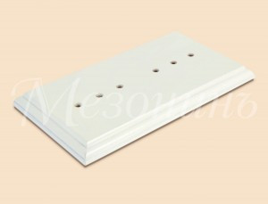 МЕЗОНИНЪ Подложка дерев. 2 мест. "Престиж", белый GE70717-01