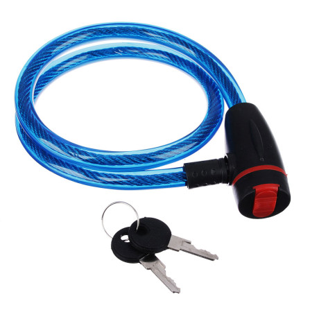 VETTA Замок велосипедный противоугонный тросовый 12x800мм, металл, пластик, 3 цвета, 187
