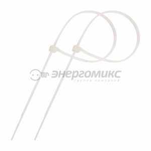 PROconnect хомут нейлоновый 300x4,8 мм 100 шт белый, (10!) 57-1302