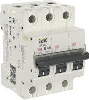 IEK ARMAT автоматический выкл. M06N 3P х-ка B 40А AR-M06N-3-B040