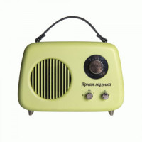 Радиоприемник &quot;БЗРП Fresh РП-343&quot; УКВ 87,5-108МГц,DC5В акк.1.5Ah,BT/USB/AUX зелен 202x81x192мм 10125