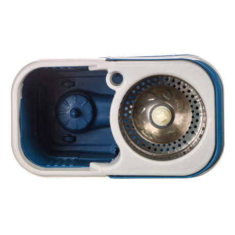 VETTA Набор МОП: ведро 12л, с колес., швабра, доп.насадка, принцип отж. "Юла", метал.отжим, пластик