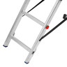 Лестница, 2 х 7 ступеней, алюминиевая, двухсекционная, Сибртех