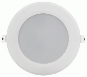 IEK св-к св/д даунлайт ДВО 1714 белый круг 12W(1040lm) 4000К 4K IP40 145x31 LDVO0-1714-12-4000-K01