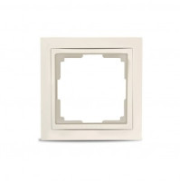 Smartbuy Нептун Рамка 1-местная пластик бежевая  (SBE-05i-Plastic-FR-1)