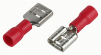ЭРА Наконечник плоский изолир. (мама) РпИм 0,2-1,5 мм2 красный (уп.50шт, цена за уп) 63365