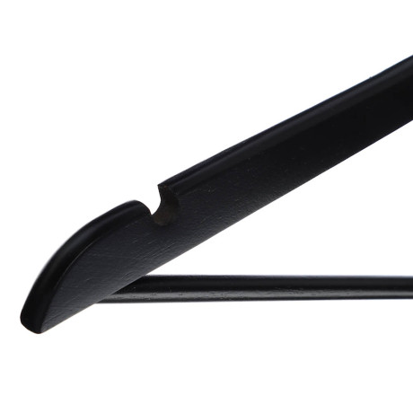 VETTA Набор вешалок деревянных, 3 шт, 45см, черные, хром