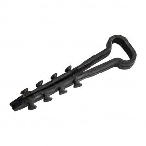 SmartBuy Дюбель-хомут 5х8 мм нейлон для плоского кабеля, черный (уп. 10шт, цена за шт) (SBE-CJ-08-b