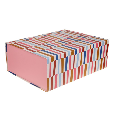 ВСЁГАЗИН Коробка подарочная складная с лентой, 33x25x12 см