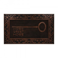Коврик придверный 45*75 см, медь, "Ключ"  VORTEX