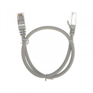 REXANT коммутац. шнур (патч-корд) F/UTP, cat6, 0,5м, литой, RJ45-RJ45, LSZH, серый, 02-0210-05