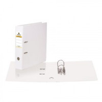 Папка-регистратор BRAUBERG &quot;Comfort&quot; с двухсторон. покр. из ПВХ, 70 мм, белая, 222651