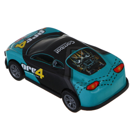 ИГРОЛЕНД Набор Машинка-перевертыш "Оборот 360", 2 шт., металл, 13х16,2х3см, 2 дизайна