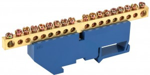 IEK шина N "Ноль" (нул.) на DIN-изол ШНИ-6х9-18-Д-С