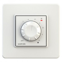 Welrok терморегулятор для эл. обогревателей rol, мех. СУ, 16А, 3000W, 5…35 °C