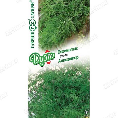 Укроп Дуэт Аллигатор + Бегемотик Гавриш Цх10