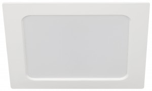 ЭРА св-к встр. св/д даунлайт 15W(1320lm) 4000K 4K (150)175x175x26 квадр. 185-265В IP40 LED 18 57427