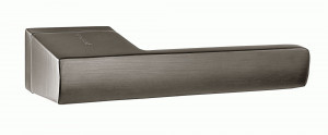 Ручка дверная компл.прямоуг.основ. PUERTO Капеллини матовый черный никель INAL 558-01 MBN