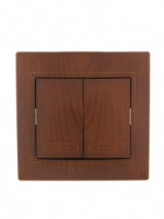 Lezard Мира выкл. СУ 2 кл. 10А сосна (корпус PC) 701-0801-101