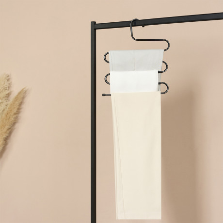 VETTA Вешалка для брюк 34,5x33,5x0,8 см, металл, чёрный