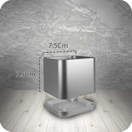 Горшок 0,2л серебро 104/7.5-5 х36