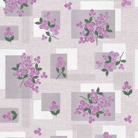 Клеенка 140*20 ДЕКОРАМА 08D (цветы на сером) ТУРЦИЯ