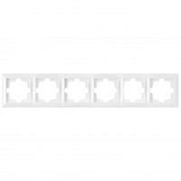 Bylectrica СТИЛЬ Рамка 6-х мест. белый, (ЮЛИГ.735212.218)