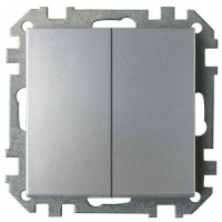 Bylectrica СТИЛЬ мех. 2 кл.выключателя серебро, (С510-527 серебро)