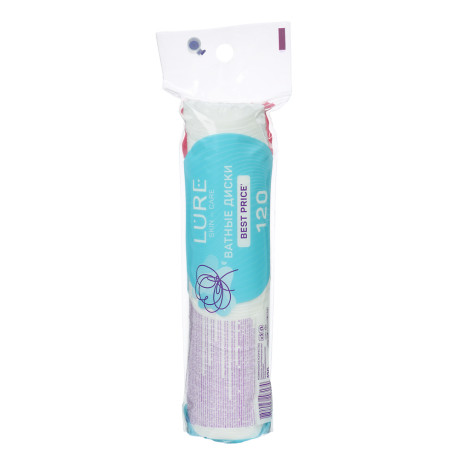 Ватные диски LURE, 120 шт