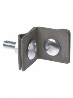 TDM Держатель фальцевый стальной зажим 30х30мм для прута 6-10мм, гор. цинк. SQ2402-3281