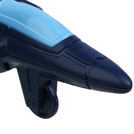 Истребитель инерционный ИГРОЛЕНД, свет, лопасти крутятся, 3хAG13, ABS, 21х15,2х6,5 см, 3 дизайна