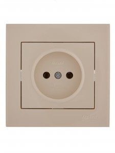 Lezard RAIN роз. СУ 1 мест. крем, керамика (корпус PC) 703-0303-121