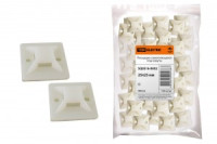 TDM площадка самоклеющаяся 25х25мм под хомуты (уп. 100шт, цена за уп.) (5!) SQ0516-0002