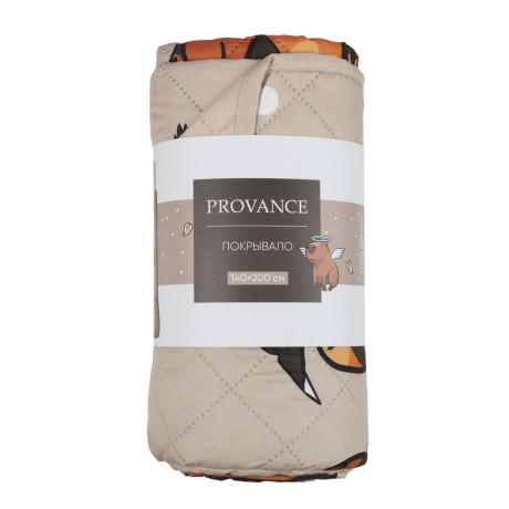 PROVANCE Капибары Покрывало стеганое 140х200см, 100% полиэстер