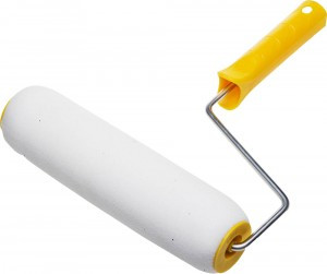 Валик STAYER "PROFI" СТРУКТУРНЫЙ ПОРОЛОН В ГОРОШЕК малярный в сборе, бюгель 6мм, 80x240мм