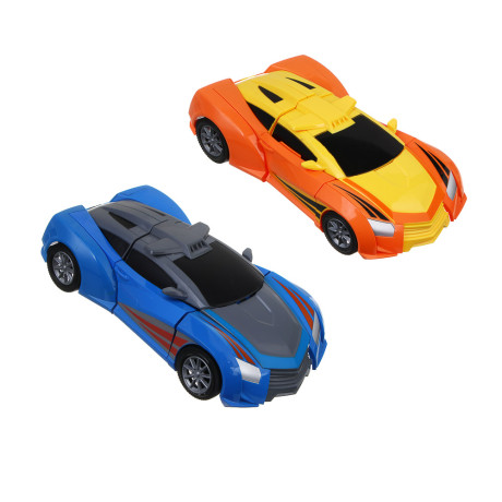 ИГРОЛЕНД Робот трансформирующийся "Спорткар", ABS, 29,5х29,5х9,5, 2 дизайна