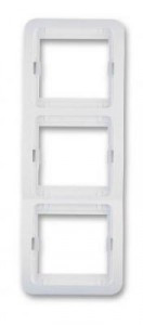 Makel Mimoza рамка СУ 3 мест. бел. (верт.) 22033
