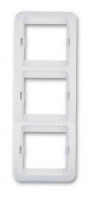 Makel Mimoza рамка СУ 3 мест. бел. (верт.) 22033