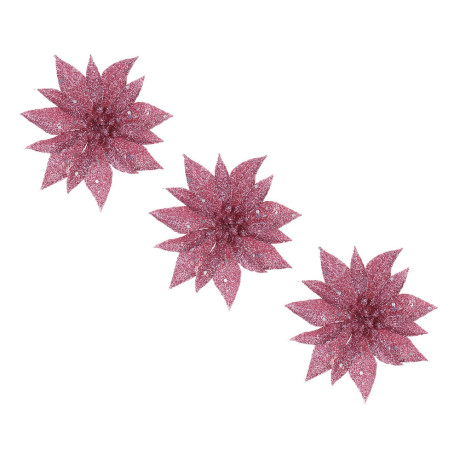 СНОУ БУМ Цветы на проволоке 11x11 см 3 шт