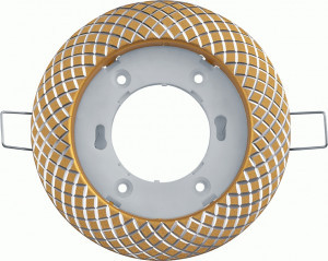 Navigator св-к встр GX53 сетка 110(90)x20 матовый золото-серебро NGX-R11-002-GX53 93073